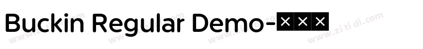 Buckin Regular Demo字体转换